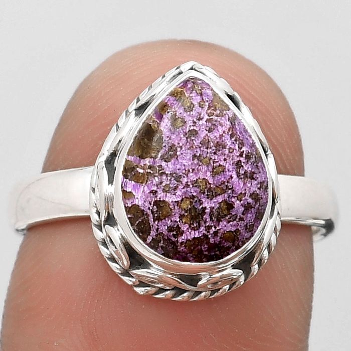 Natural Purpurite - South Africa Ring size-8 SDR187415 R-1196, 9x11 mm