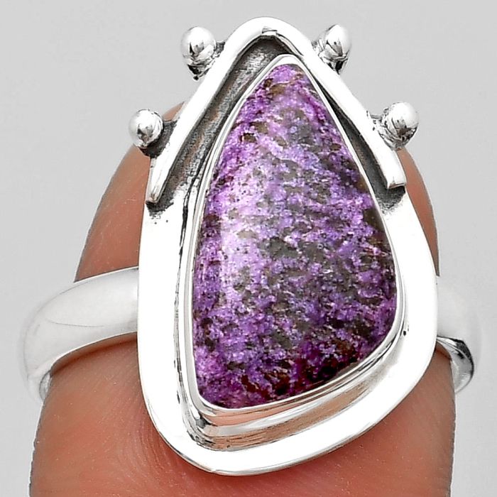 Natural Purpurite - South Africa Ring size-8 SDR187635 R-1513, 9x16 mm