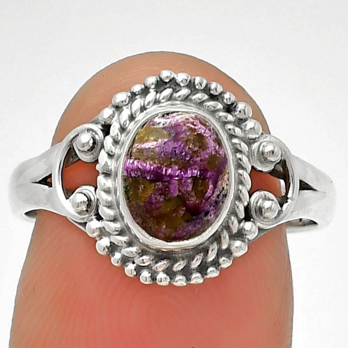 Natural Purpurite - South Africa Ring size-8 SDR189747 R-1283, 6x8 mm