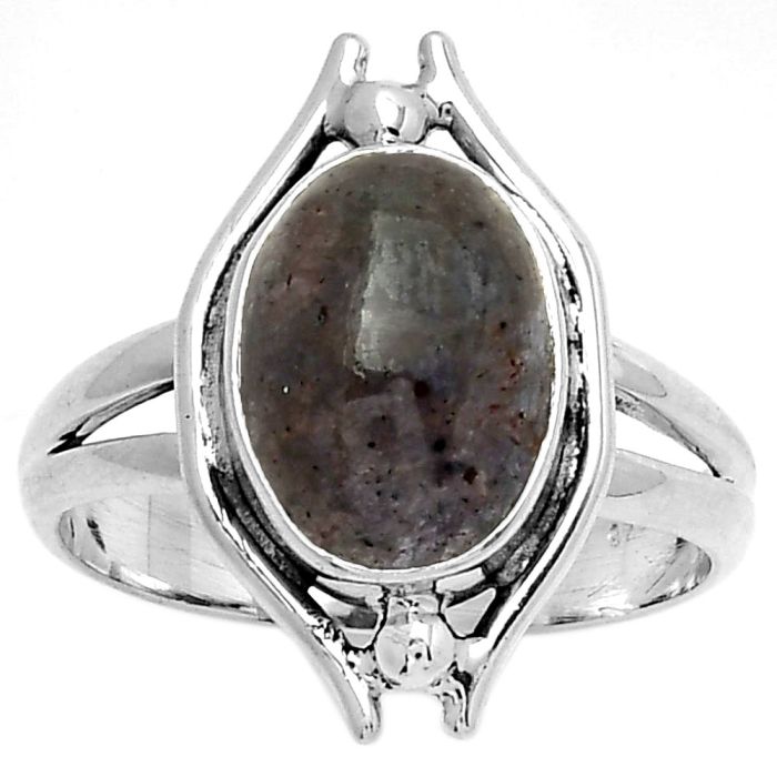 Natural Iolite Sunstone - India Ring size-9 SDR190781 R-1663, 9x12 mm
