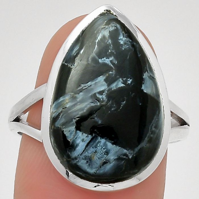 Natural Pietersite - Namibia Ring size-9 SDR192095 R-1005, 13x19 mm