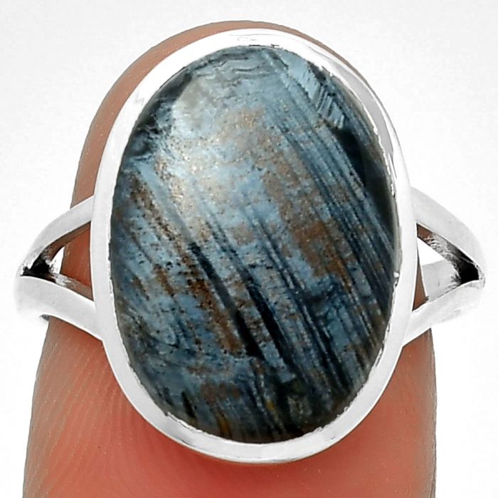 Natural Pietersite - Namibia Ring size-7 SDR192100 R-1005, 11x16 mm