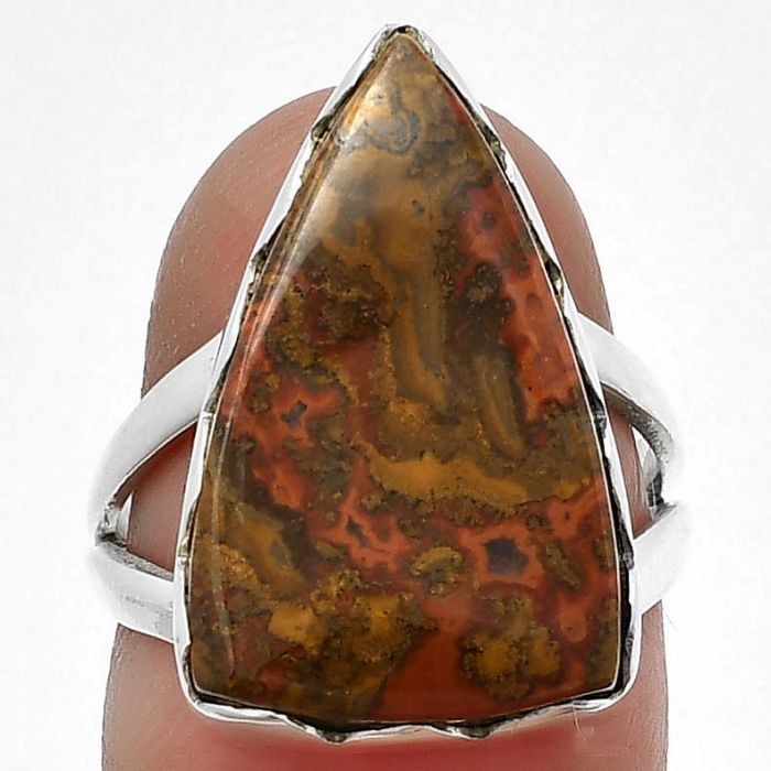 Rare Cady Mountain Agate Ring size-6 SDR207635 R-1338, 13x21 mm