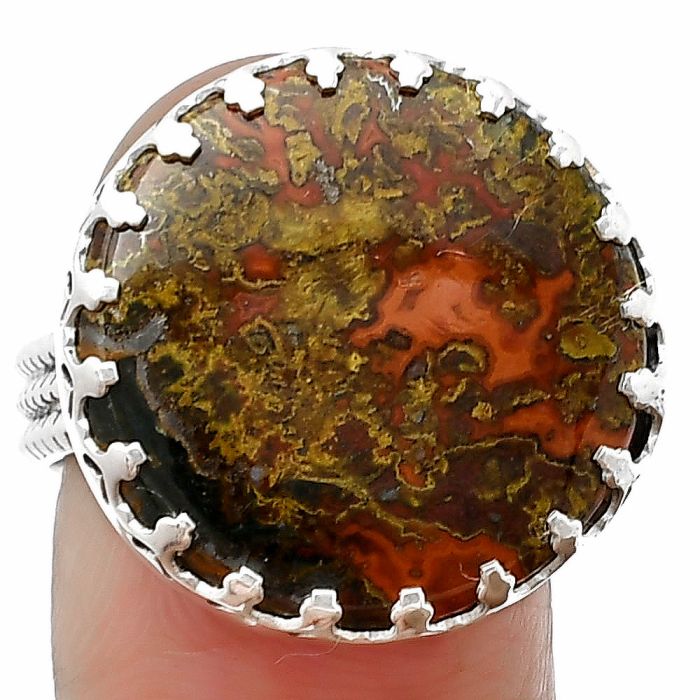 Rare Cady Mountain Agate Ring size-8.5 SDR207928 R-1075, 20x20 mm