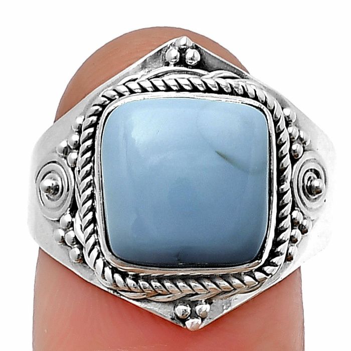 Owyhee Opal Ring Size-9 SDR209989 R-1398, 10x10 mm