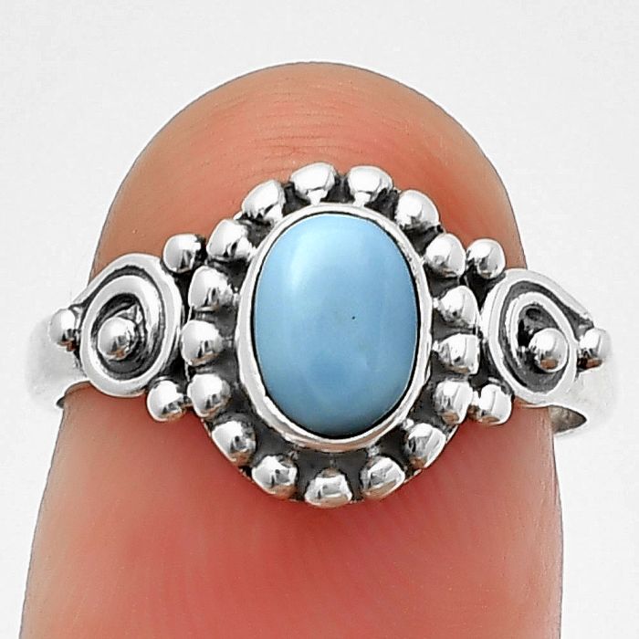 Owyhee Opal Ring Size-6.5 SDR210070, 5x7 mm