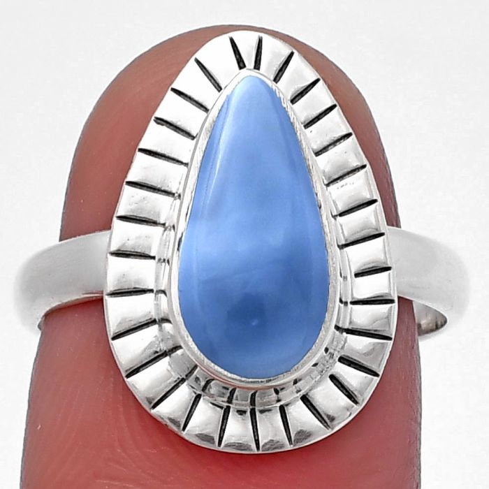 Owyhee Opal Ring size-7.5 SDR217137 R-1086, 7x13 mm