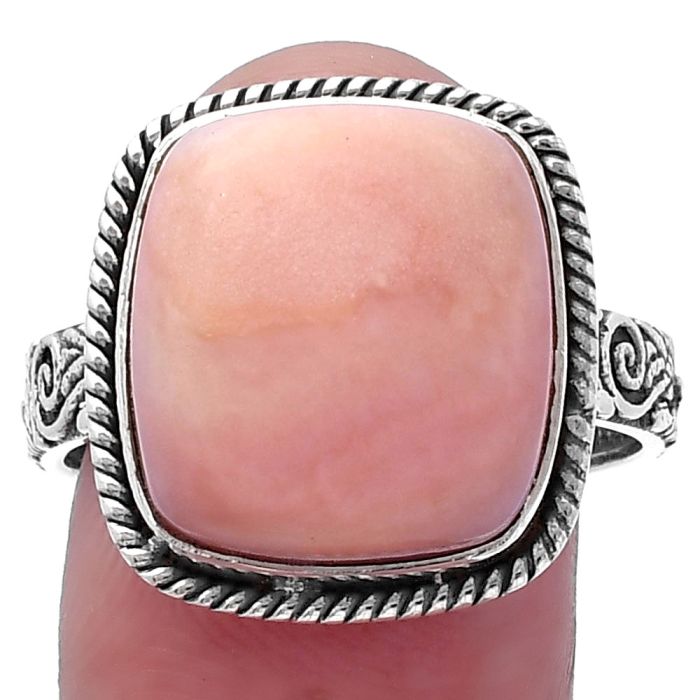 Pink Opal Ring size-10 SDR223450 R-1067, 14x15 mm