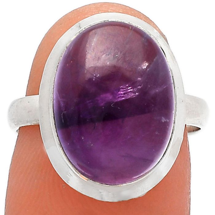 Super 23 Amethyst Mineral From Auralite Ring size-7 SDR226354 R-1007, 11x15 mm