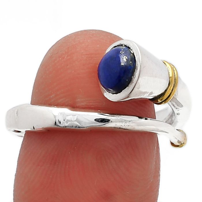 Lapis Lazuli Ring size-8 SDR227046 R-1248, 6x6 mm