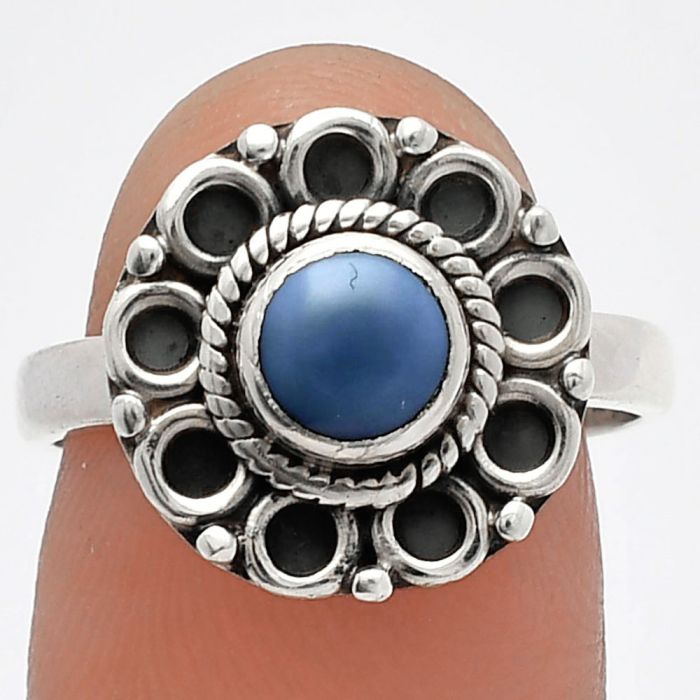 Owyhee Opal Ring size-7.5 SDR227286 R-1256, 6x6 mm