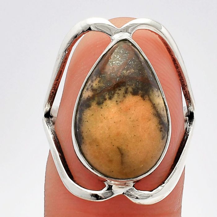 Outback Jasper Ring size-7 SDR228307 R-1246, 11x17 mm