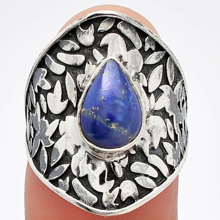 Lapis Lazuli Ring size-6 SDR228705 R-1370, 7x10 mm