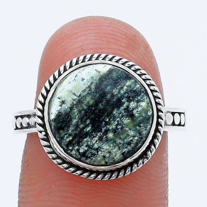 Natural Chrysotile Ring size-8 SDR229262 R-1066, 12x12 mm