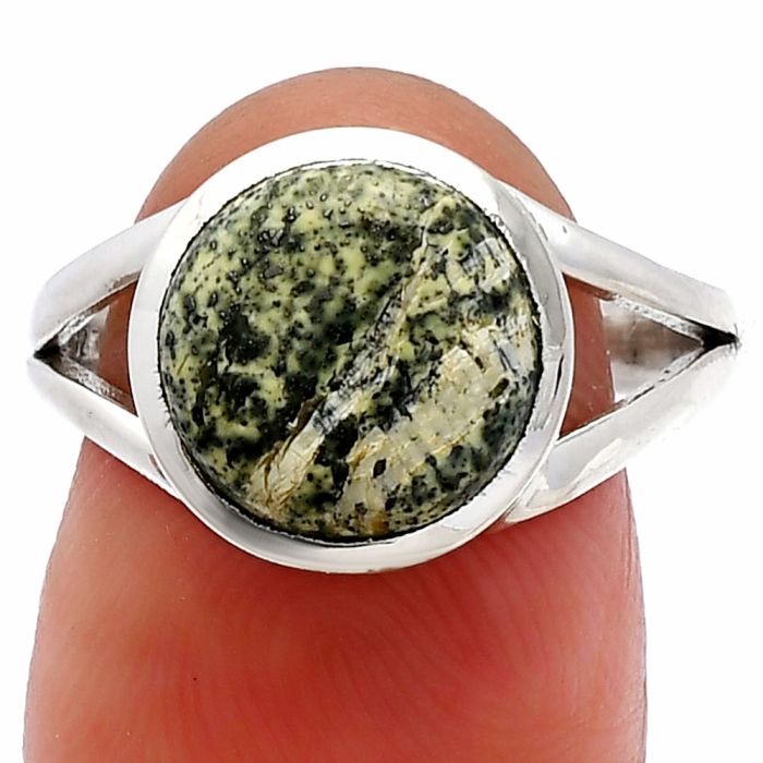 Natural Chrysotile Ring size-8 SDR230389 R-1005, 10x10 mm