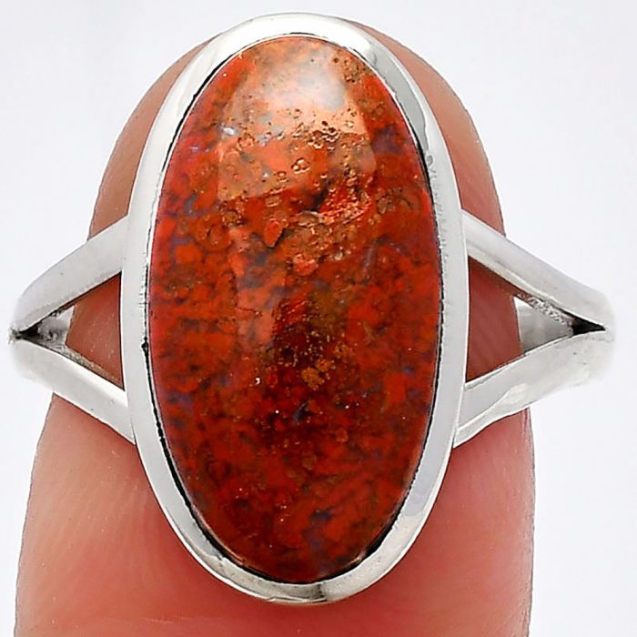 Rare Cady Mountain Agate Ring size-9 SDR230403 R-1005, 10x18 mm
