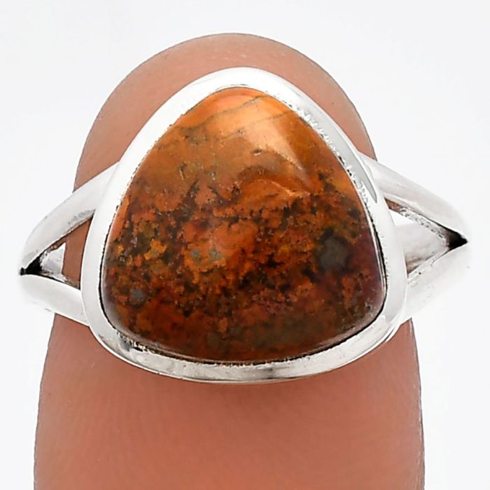 Rare Cady Mountain Agate Ring size-8 SDR230597 R-1005, 12x12 mm