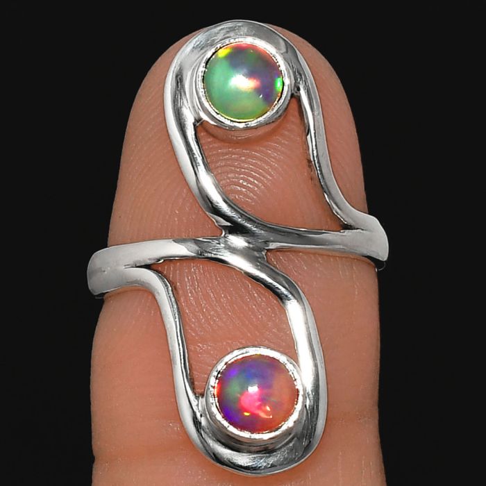 Ethiopian Opal Ring size-6 SDR231429 R-1723, 5x5 mm