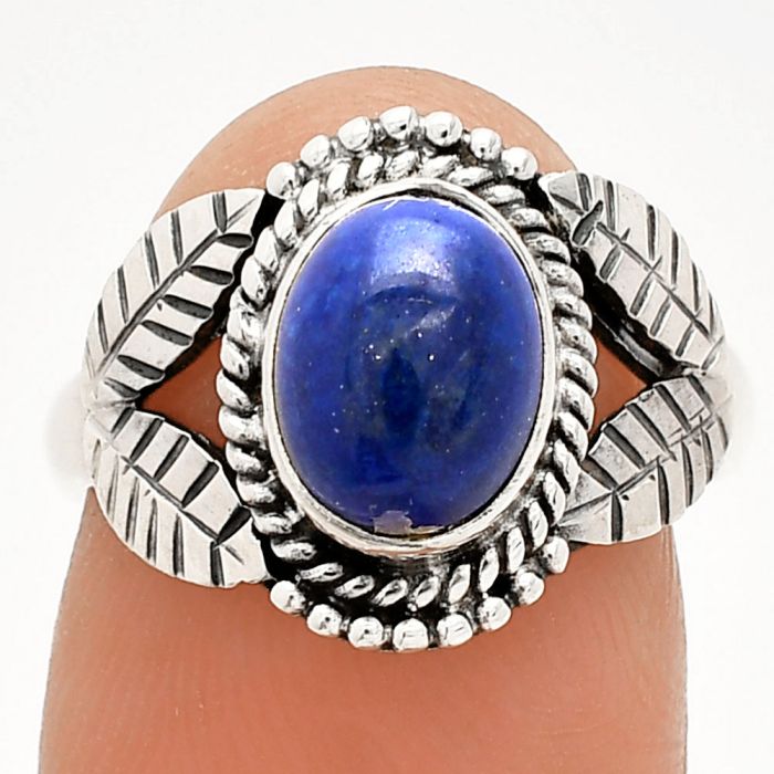 Lapis Lazuli Ring size-7 SDR233435 R-1387, 7x9 mm