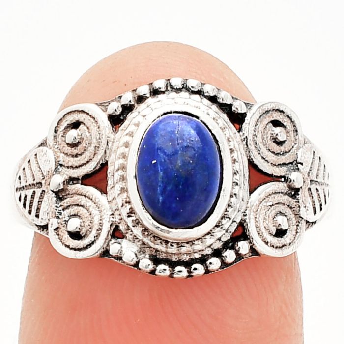 Lapis Lazuli Ring size-7 SDR233756 R-1280, 5x7 mm