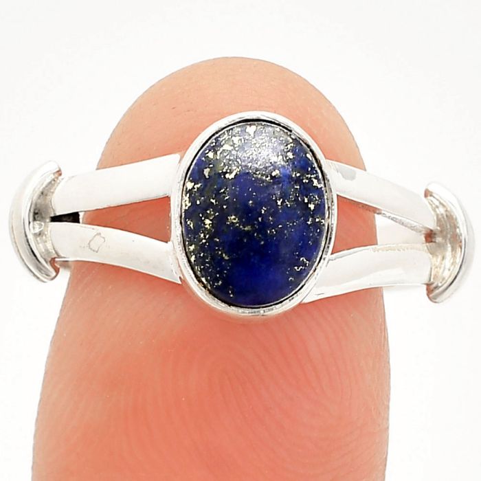Lapis Lazuli Ring size-9 SDR233819 R-1472, 7x9 mm