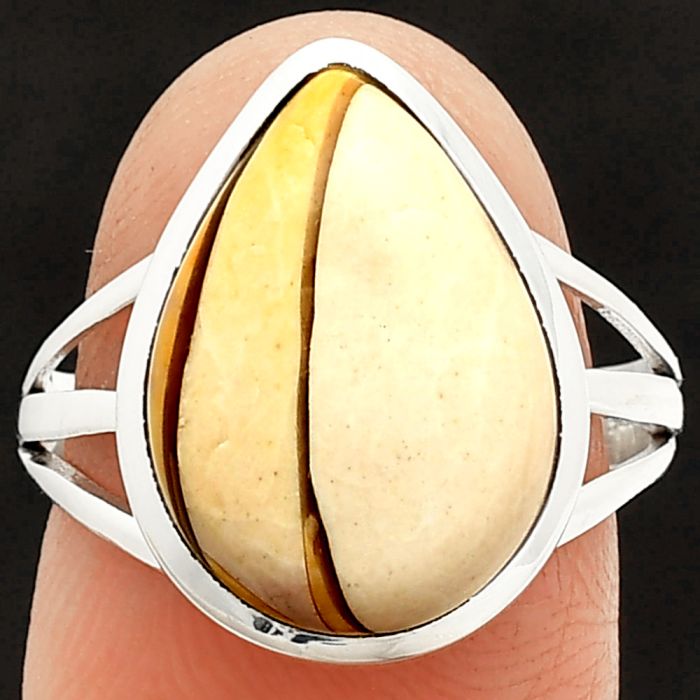 Brecciated Mookaite Ring size-8 SDR234758 R-1006, 12x16 mm