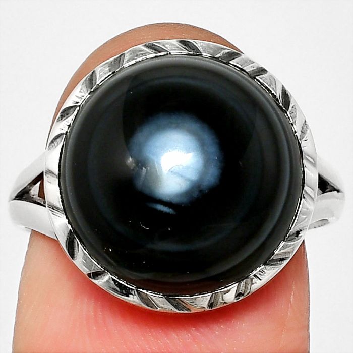 Evil Eye Ring size-8 SDR234985 R-1074, 14x14 mm