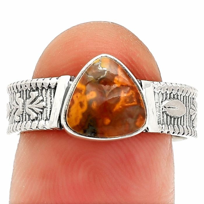 Rare Cady Mountain Agate Ring size-8 SDR235530 R-1058, 8x8 mm