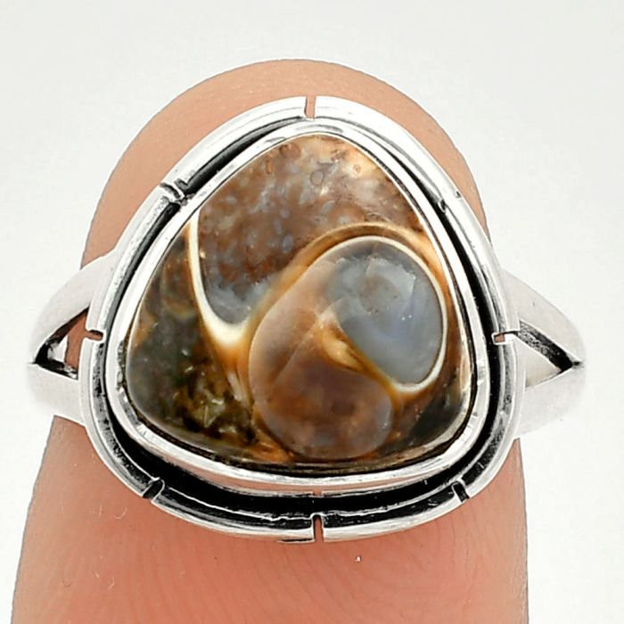 Turtella Jasper Ring size-6.5 SDR235868 R-1012, 11x11 mm