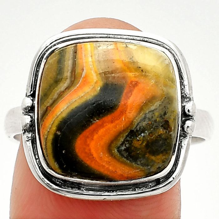 Indonesian Bumble Bee Ring size-9.5 SDR236002 R-1175, 14x14 mm