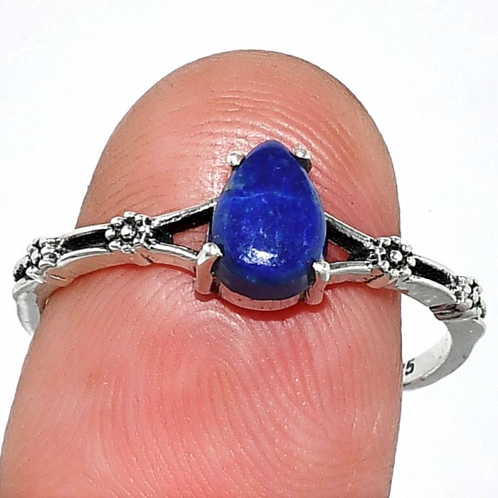 Lapis Lazuli Ring size-8 SDR236629 R-1720, 5x7 mm