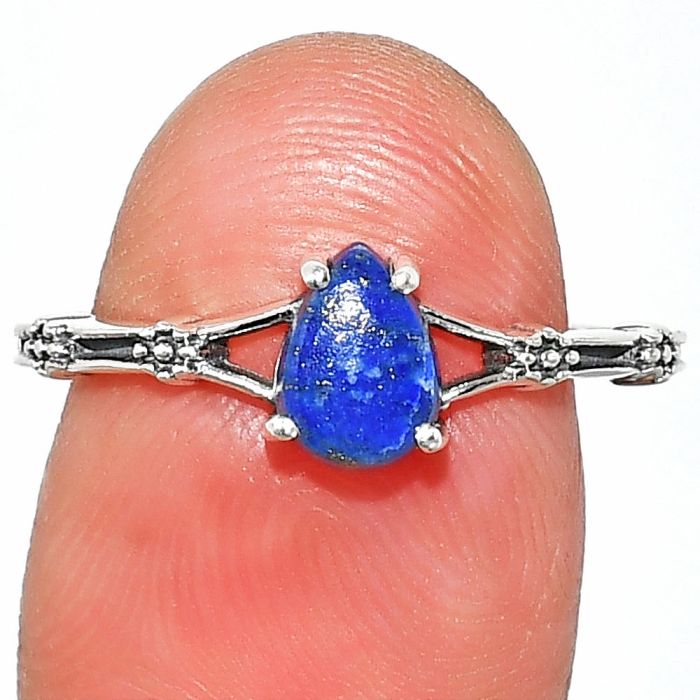 Lapis Lazuli Ring size-8 SDR236668 R-1720, 5x7 mm