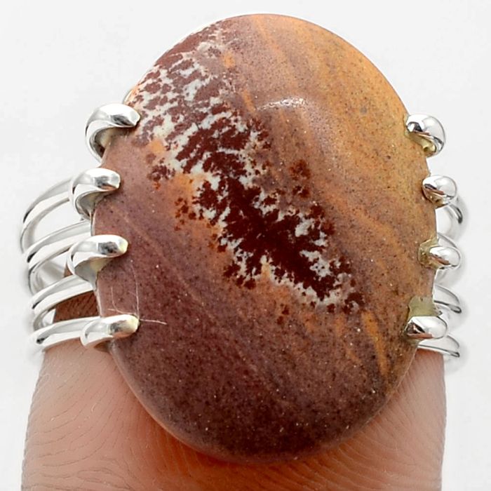 Sonora Dendritic Handmade Ring size-8 SDR75813 R-1259, 15x20 mm
