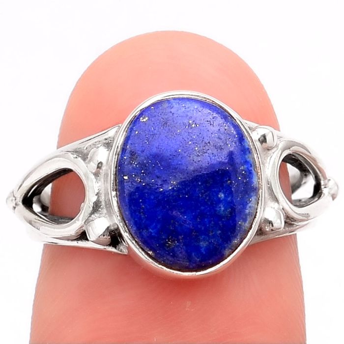 Natural Lapis - Afghanistan Ring size-7 SDR96150 R-1224, 10x12 mm