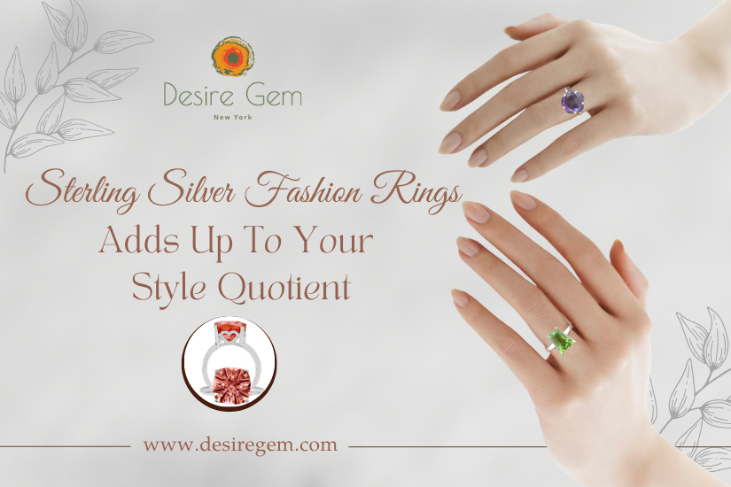 Sterling Silver Fashion Rings: Adds Up To Your Style Quotient    
